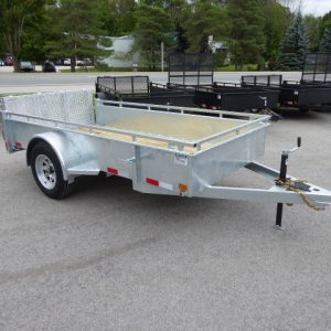 2026 Canada Trailer UT 5x10 Galvanized Bi-Fold