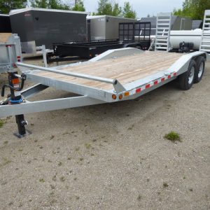 2026 102×20 Canada Trailer Car Hauler With Drive Over Fenders Galvanized