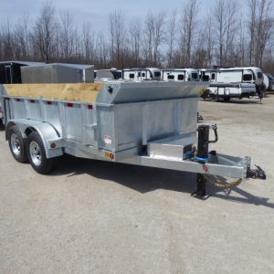 2026 Canada Trailer 6x12 Dump Galvanized