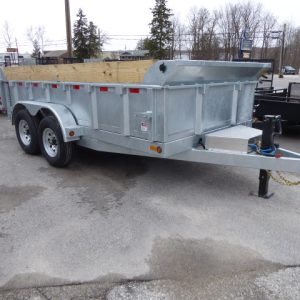 2026 Canada Trailer 83x14 Galvanized Dump